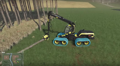 Farming Simulator 19, FS19, Cutting Trees, Forestry Vehicle