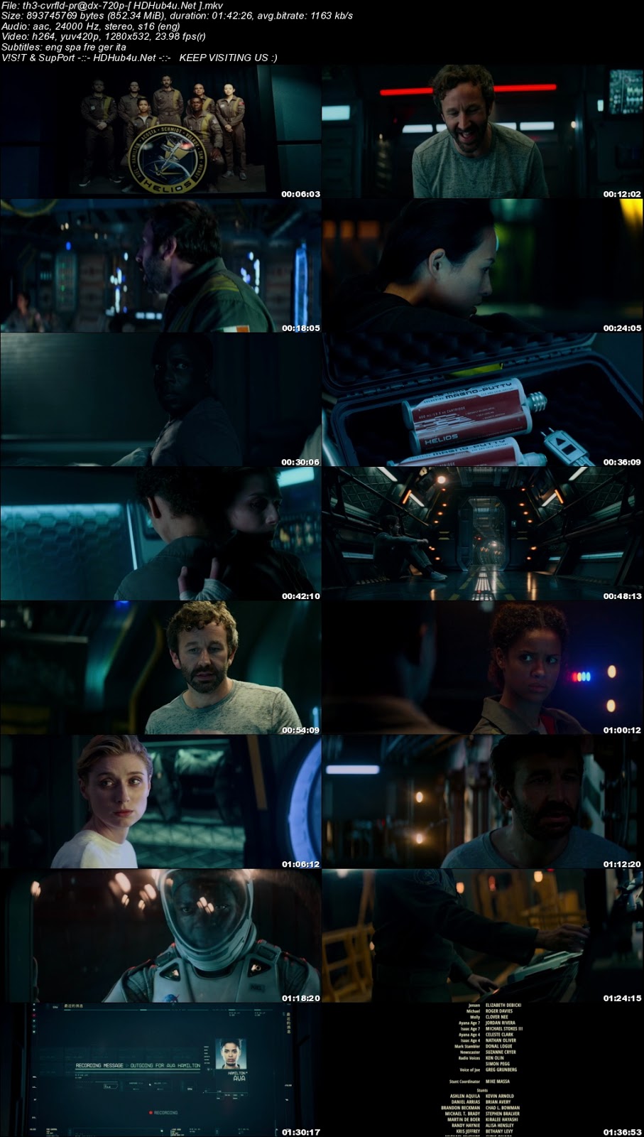 The Cloverfield Paradox 2018 English 480p WEB-DL Msubs 300MB Download