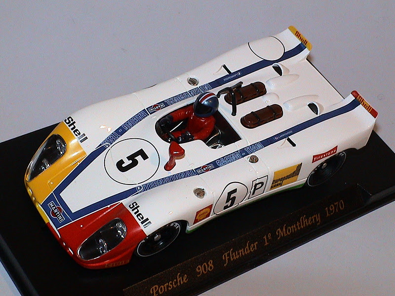 Voiture De Slot Fly Car - Porsche 908 Flunder Martini - Échelle 1/32 - Réf C46