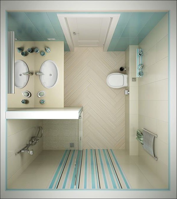 Küçük Banyolar İçin Dekorasyon Ve Tasarım Modelleri banyo dekorasyonları