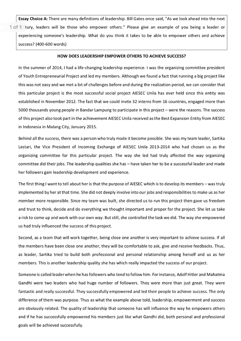 Contoh essay global ugrad image