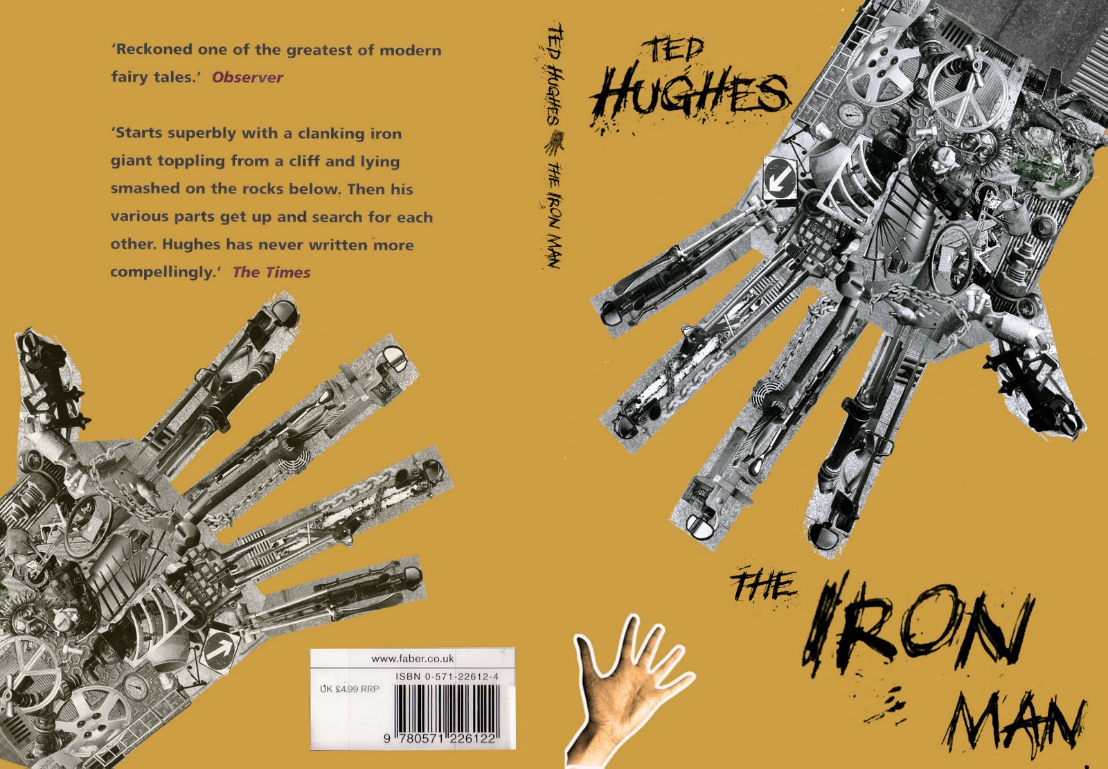 Philippa Randles Illustration Iron Man by Ted Hughes book cover