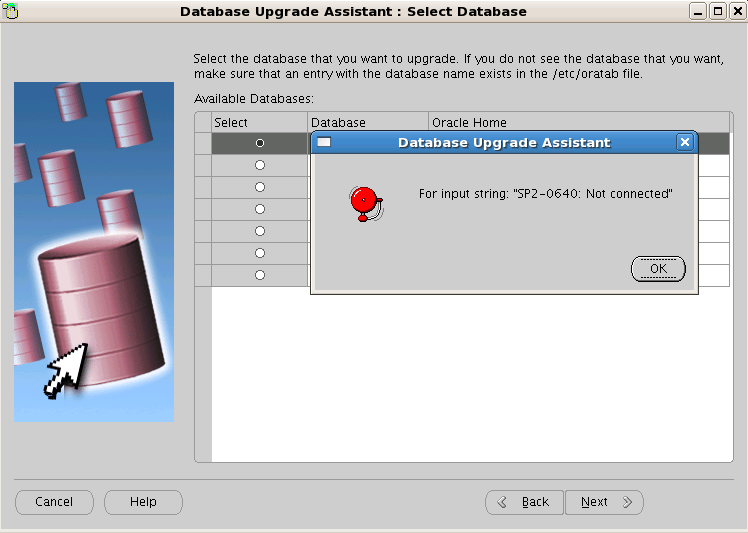A! Help For input string SP20640 Not connected