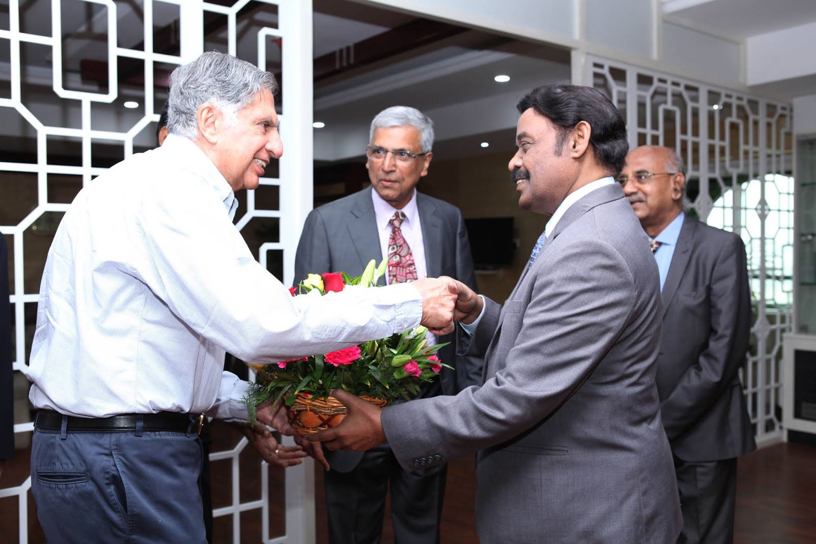 Ratan Tata Interacting with the students of SRM University at its Kattankulathur Campus