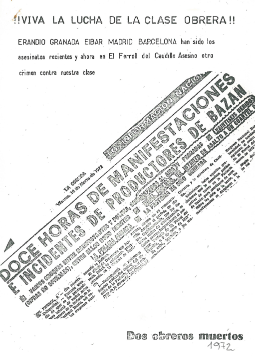 1972.¡¡¡ VIVA LA LUCHA DE LA CLASE OBRERA!!!