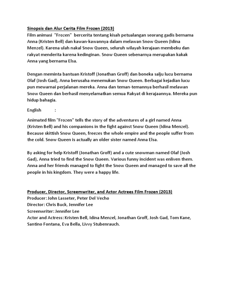 sinopsis cerita rakyat wood scribd indo