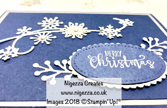 Snow is Glistening Christmas Card #4 Nigezza Creates