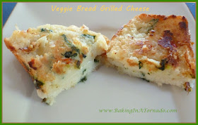 Sweet-Hot Veggie Bread Grilled Cheese | www.BakingInATornado.com | #recipe #lunch