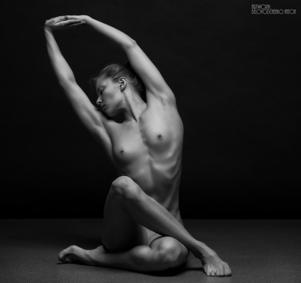 Anton Belovodchenko 500px fotografia mulheres modelos russas arte nudez preto e branco corpos esculturais