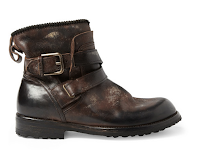 Boots Sans The Bike: Dolce and Gabbana Distressed-Leather Biker Boot ...