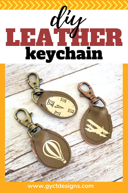 Consider making a simple DIY leather keychain for gifts this holiday season or for graduation gifts.