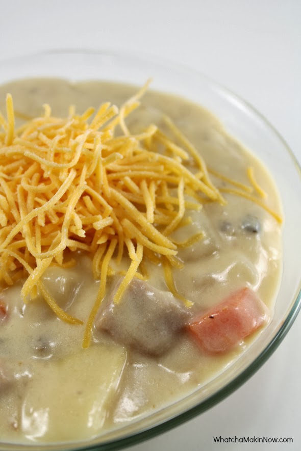 Baked Potato Soup - made in a crock pot, best flavor!