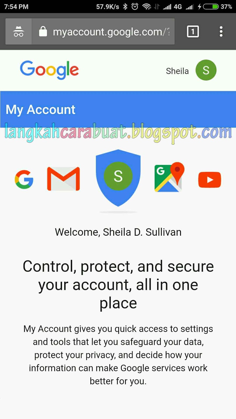 Cara Ganti Kata Sandi Akun Google Menggunakan HP Lengkap Dengan Gambar