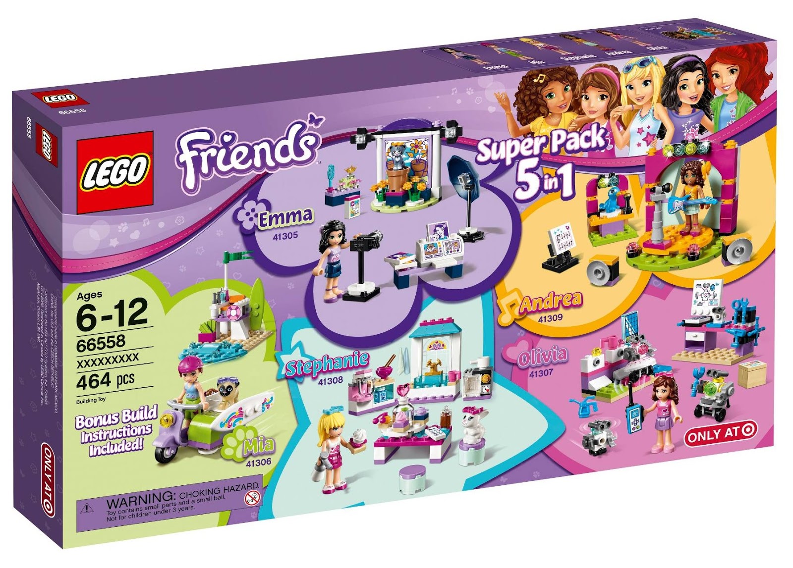 Anden klasse forfriskende mosaik Heartlake Times: LEGO Friends Super Pack 5-in-1