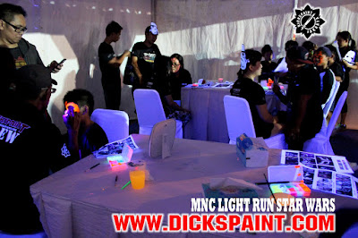 face painting uv glow jakarta