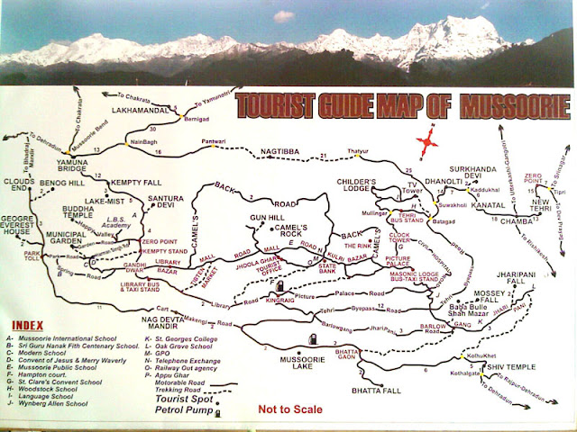 mussoorie tourist map pdf