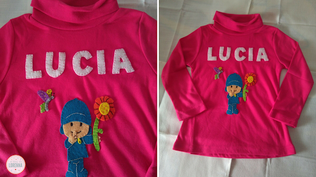 Camiseta personalizada fieltro Camiseta personalizada fieltro