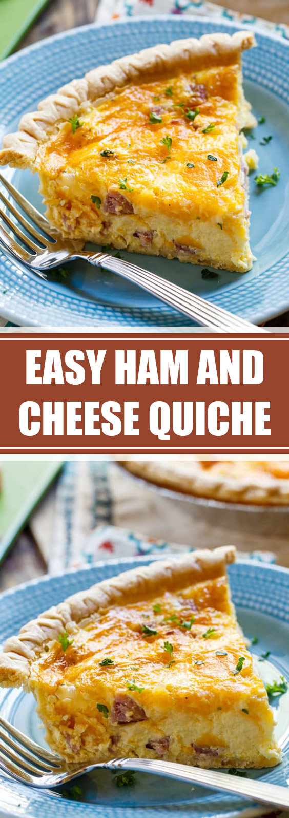 Easy Ham and Cheese Quiche