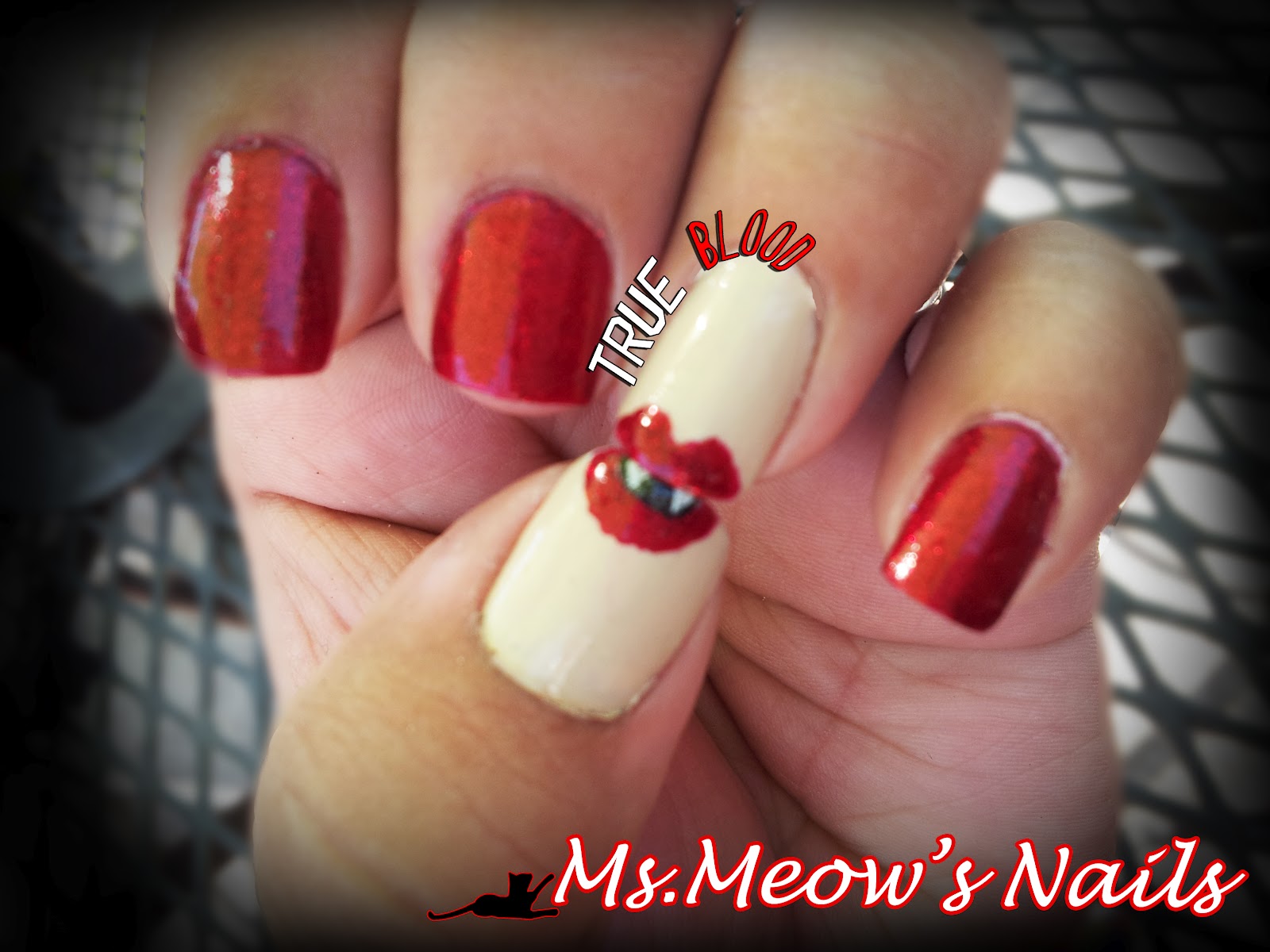 Ms.Meow's Nails: True Blood inspired mani
