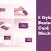 6 Style Business Card Mockups