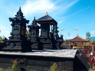 Side View Of Main Worship Buildings At Dalem Temple Ringdikit, North Bali