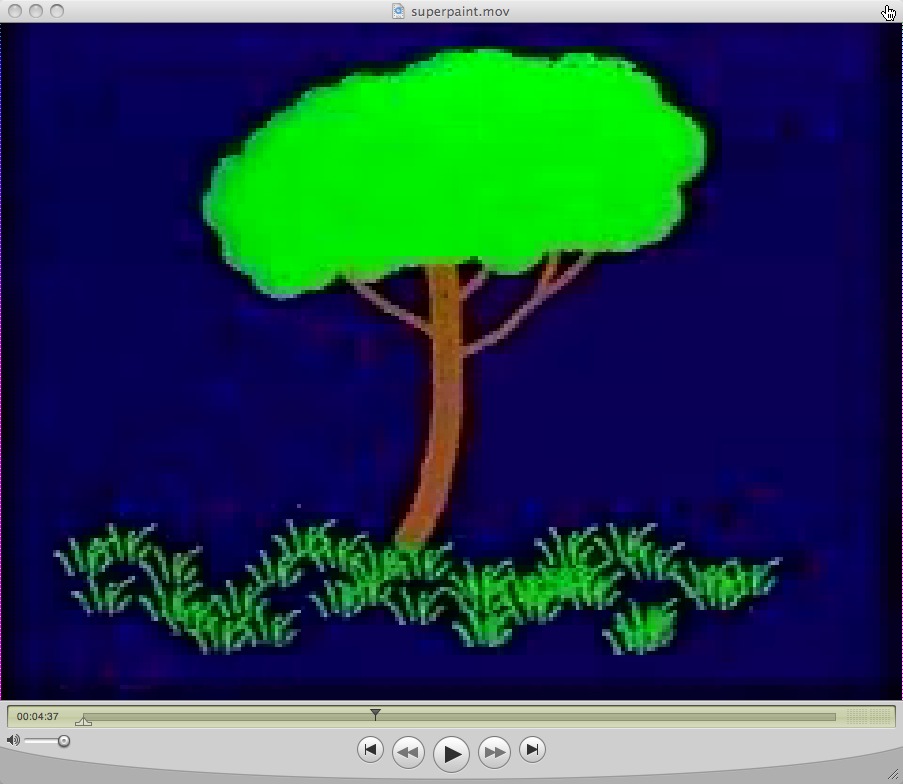 Computer Paint Tool Research Project: Richard Shoup SuperPaint Demo