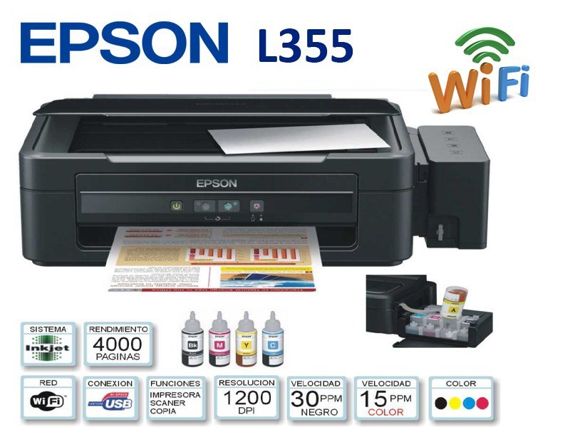 como escanear en impresora epson l355