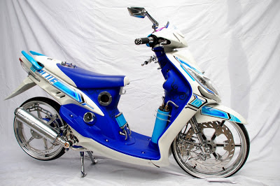 Modifikasi Yamaha Mio Sporty Mio Matic terkeren Simple Acre