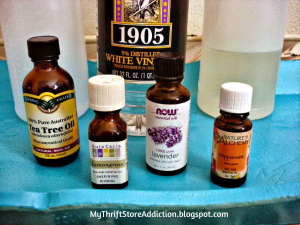 DIY Lavender Linen Spray & Lemongrass Household Cleaner with Essential Oils  mythriftstoreaddiction.blogspot.com