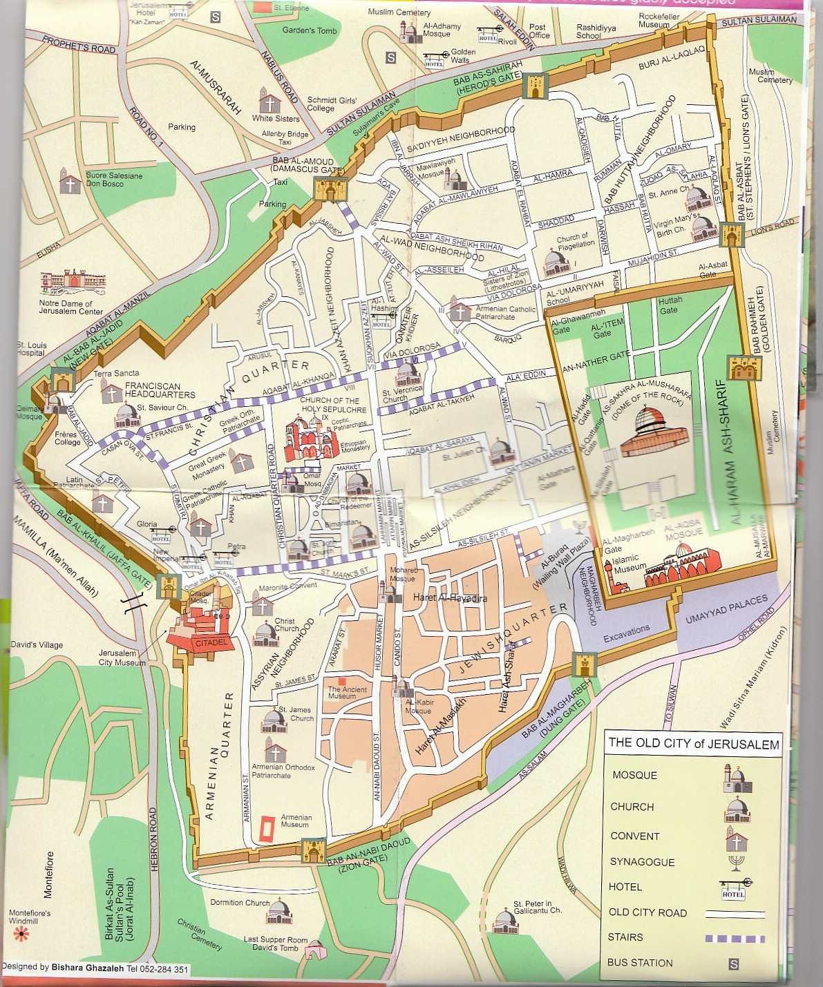 Alvas Skolblogg: Karta på Jerusalem!