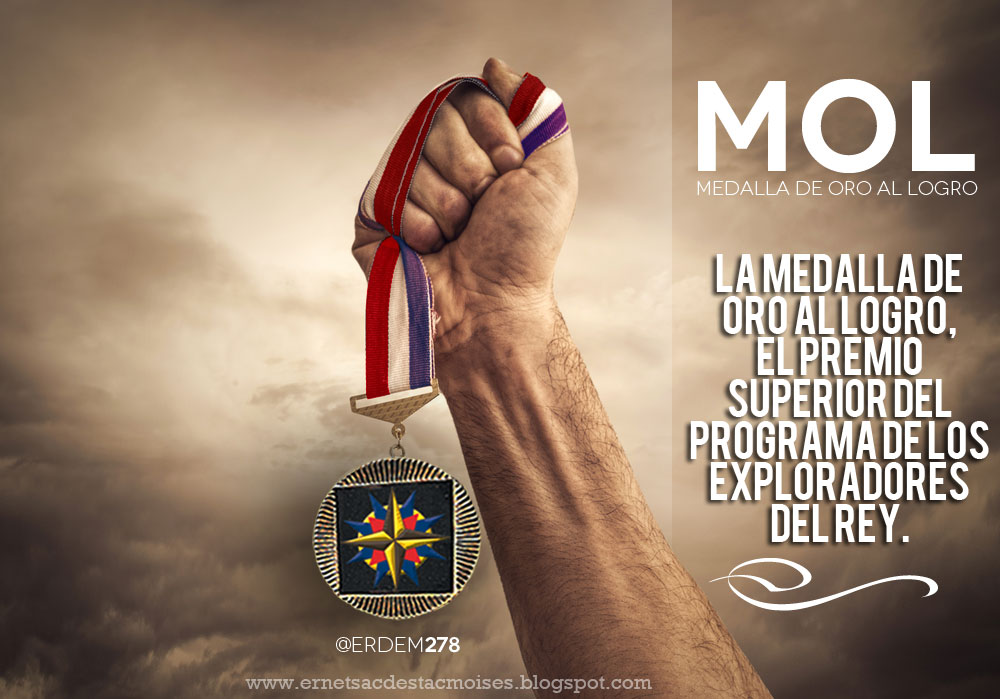 Medalla de Oro al Logro Destacamento Moisés 278