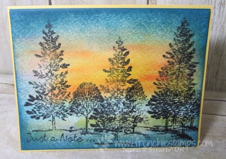 Lovely as a Tree, Sunset, Stampin'Up!