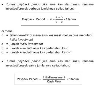 Contoh Soal Menghitung Payback Period Dikdasmen