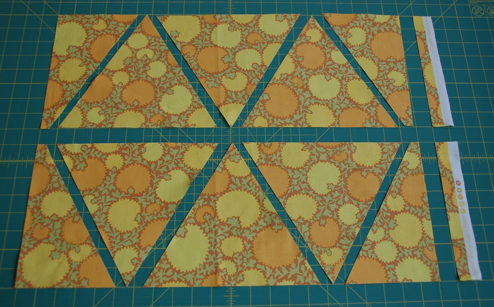 Quilt it wanna tri? cutting the triangles