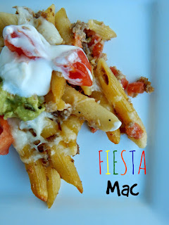 Country Fair Blog Party Blue Ribbon Winner: Ally's Sweet and Savory Eats Fiesta Mac