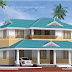 5 bedroom beautiful Kerala home in 2324 sq.feet