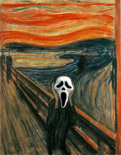 FHT The Ghostface is based on The Scream painting by Edvard Munch
