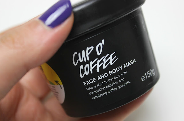 Stimulating coffee based Lush Cup O' Coffee Face and Body Mask