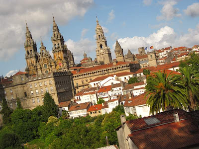 Cathedral of Santiago de Compostela from La Alameda