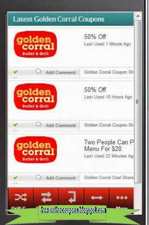 Golden corral printable coupons 2019