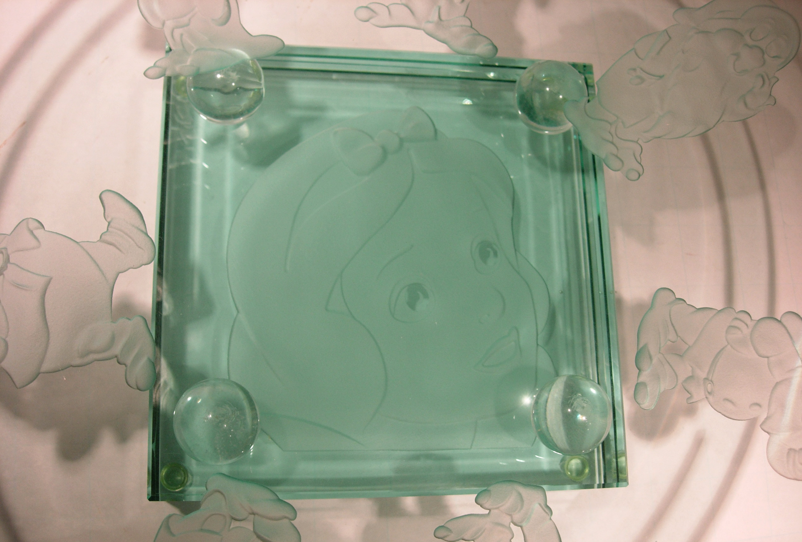 Filmic Light Snow White Archive Robert Guenther Etched Glass Art