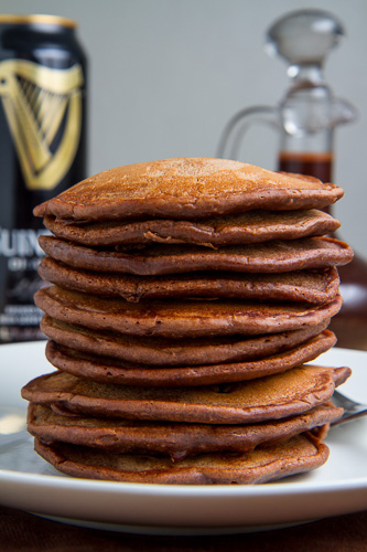 INTERNATIONAL:  IRISH:  Bacon Guinness Chocolate Pancakes from Kevin's Closet Cooking! YUM!