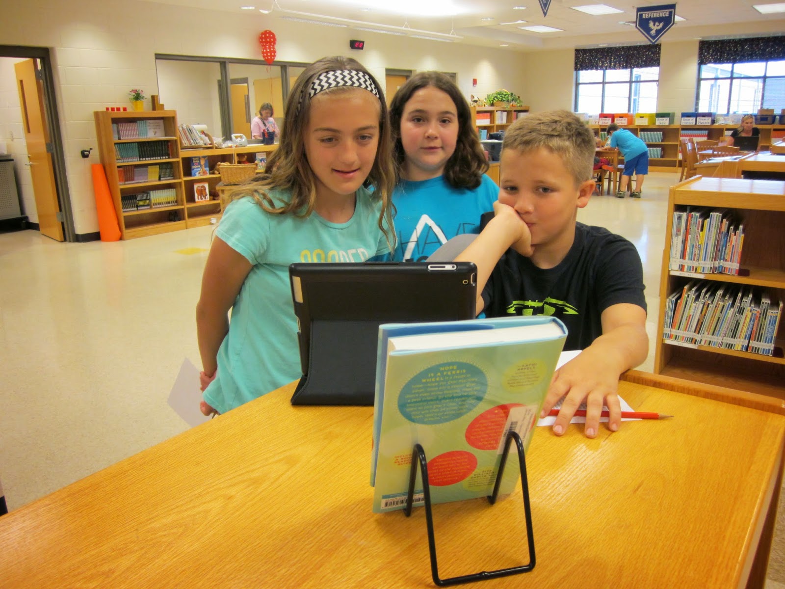 Miss Liberry Teacher Previewing the Children's Book Award