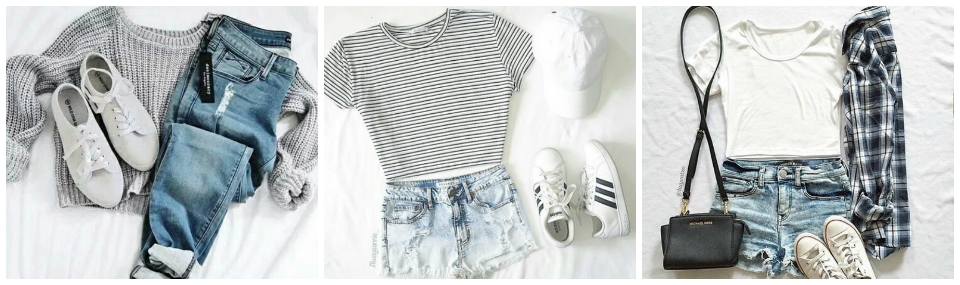 Look minimalista, look tumblr