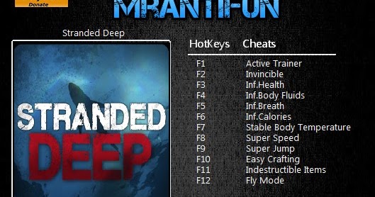 stranded deep v0 48 00 speed jump ucma 11 trainer hile 2018