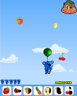 Game Online Blue Panda Fruits Catcher