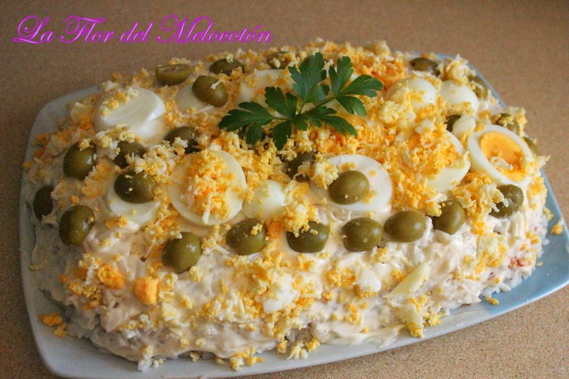 Pastel frío de arroz