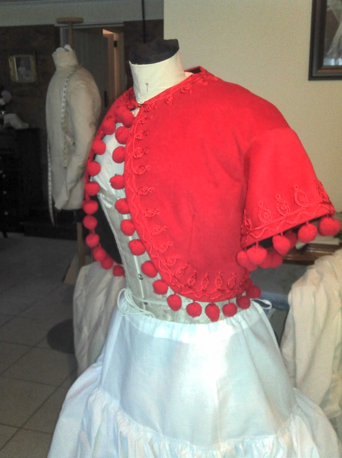 Stepping Into History 1860s Cashmere Spanish Jacket edited with new photos