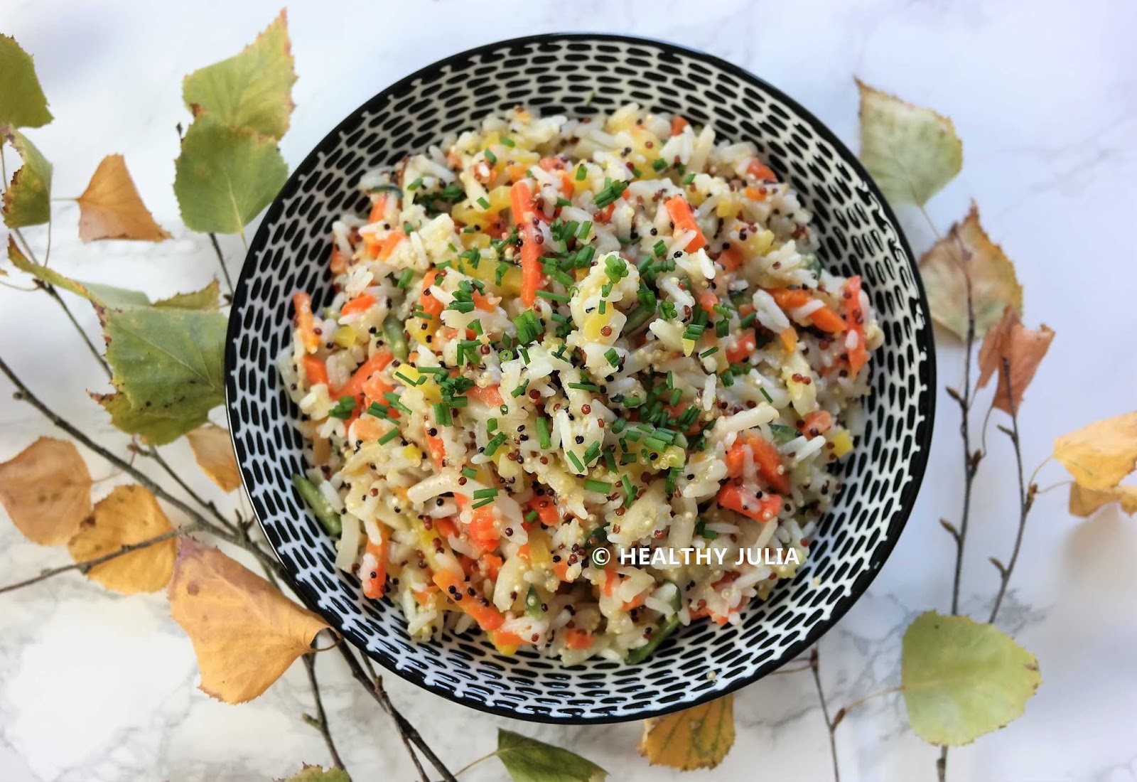 Julienne De Legumes Riz Et Quinoa Vegan Healthy Julia