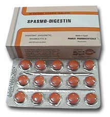 نشرة دواء وسعر سبازمو ديجستين Spasmodigestin لمشاكل الجهاز الهضمي والمغص والانتفاخ